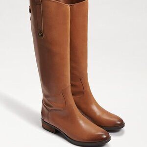 Sam Edelman Penny Boots Whiskey Leather Size 8W (Athletic Fit/Wide Calf) NWOB